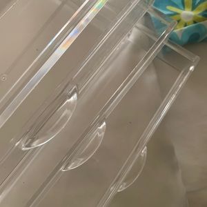 Clear cosmetic/jewelry drawers